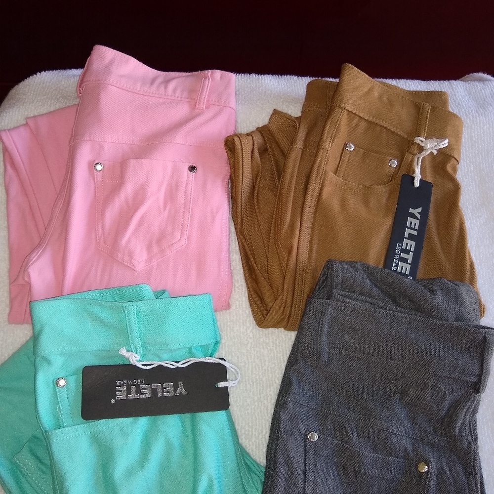 Yelete NWT women's color pants